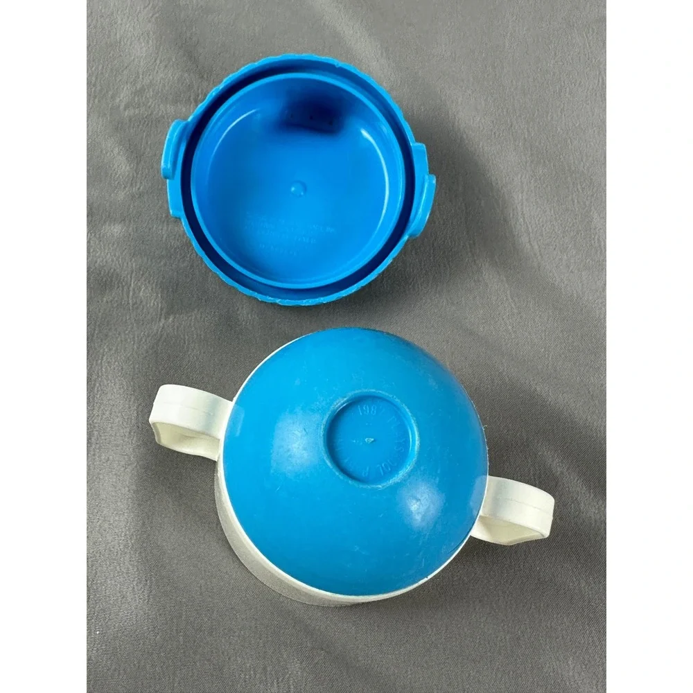 Vtg Playskool Baby Sippy Cup 1984 Mickey Mouse Disney Toddler Training Cup w Lid